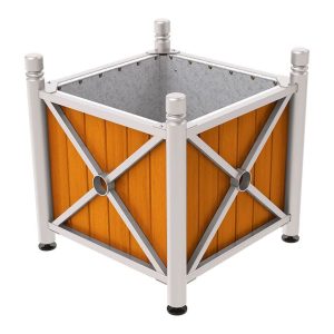 Jardinera acero y madera Provincia City