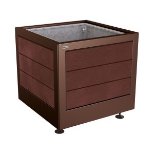 Macetero para palmeras Silaos® acero y plástico reciclado