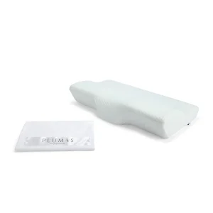 Almohada Viscoelástica Cervical 60x35x10-12 cm – Memory Foam Blanca