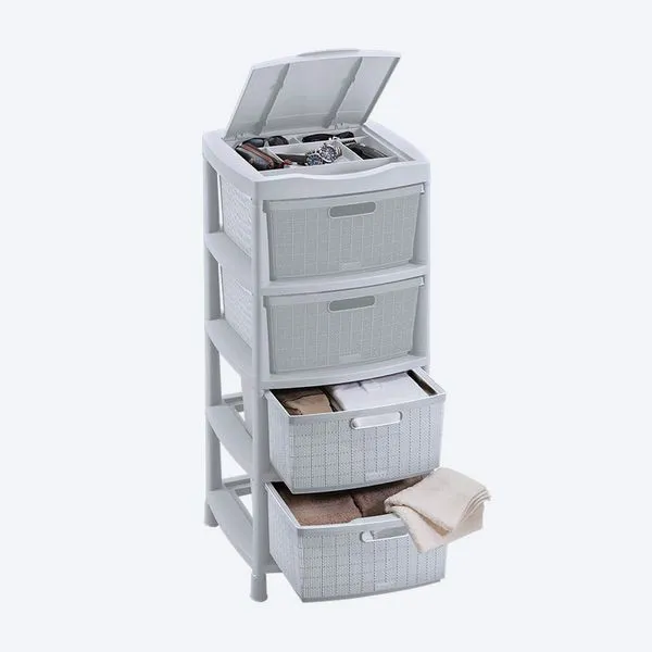 Gavetero Fique 4 gavetas y tapa organizadora de Rimax - Imagen 5