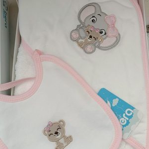 Capa de baño más babero Elefante