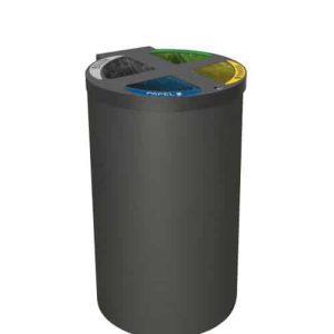 PAPELERA DE RECICLAJE URBANA 120 LITROS