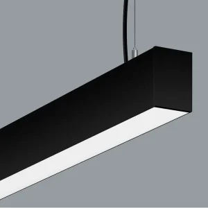 Lámpara lineal suspendida con luz directa e indirecta, Profilite 60