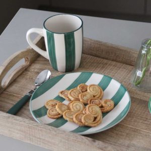 Pack Desayuno Rayas Verdes