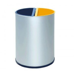 PAPELERA RECICLAJE 2 CUBETAS