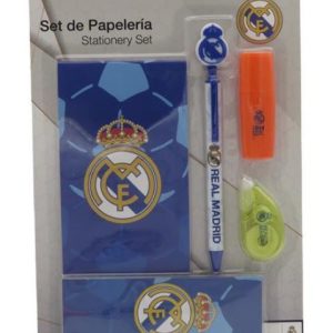 Set papeleria con block de notas Real Madrid