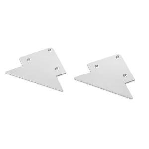Tapas finales de aluminio para perfil para cornisa LED, LUBIANA D