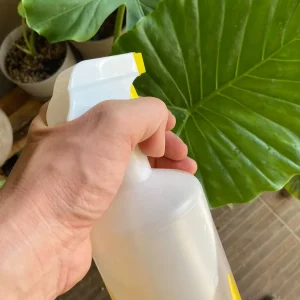 Limpiador de Hojas Grandes para Plantas de Interior – Fórmula Nutritiva y Repelente de Insectos 1L