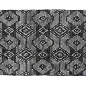 Alfombra Grande Rombos Negros