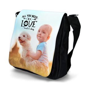 Bolso bandolera textil personalizado