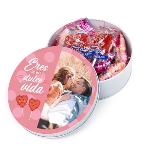 Caja de chuches o bombones personalizada