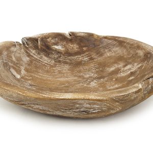 Centro Decorativo Madera Natural Blanqueado