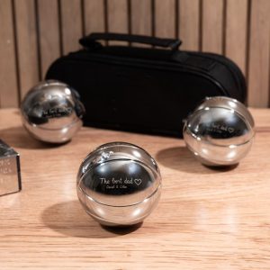 Juego de petanca personalizado