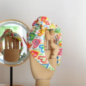 Diadema nudo Corazones