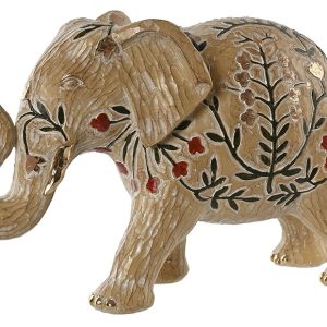 Elefante Grande Marrón Claro Adornos