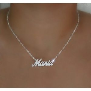 Colgante personalizado plata