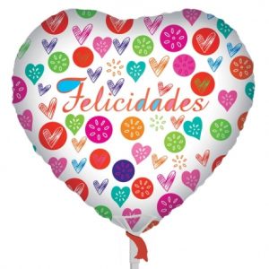 Globo Corazón Felicidades