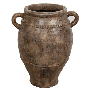 Jarrón Grande Terracota Marrón