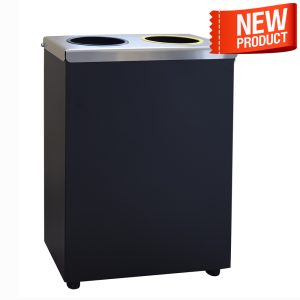 PAPELERA RECTANGULAR DOBLE