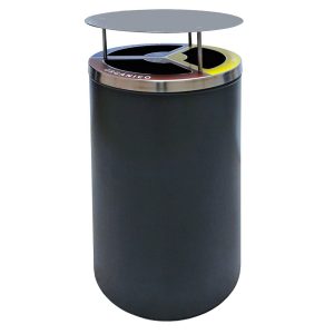 PAPELERA RECICLAJE TRIPLE TEJADILLO