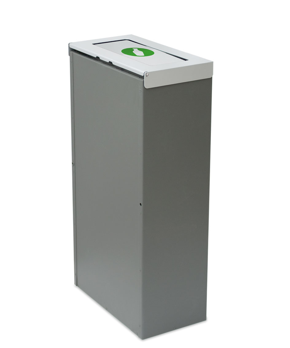 PAPELERA RECICLAJE RECTANGULAR 75 LITROS - Imagen 2
