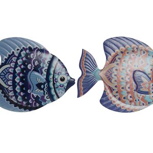 Pez Metal Decoración Pared