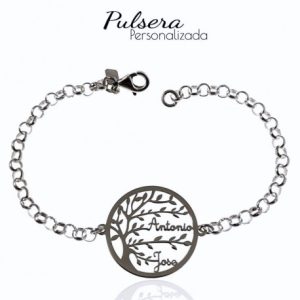Pulsera árbol de la vida personalizada