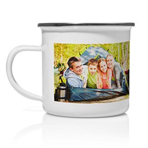 Taza esmaltada personalizada